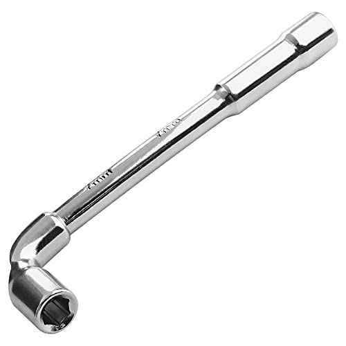 Piutouyar 7mm Metric L Shaped Angled Hex Socket Wrench, Double-Head Elbow Hex Wrench for Mechanic Repair Tool 1Pcs