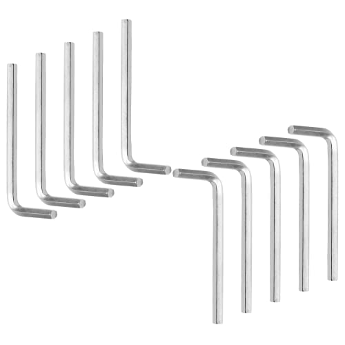 Piutouyar 5mm Hex Key Allen Key L Shaped Small Hex Wrench 10Pcs