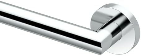 Gatco 964 Glam 24" Grab Bar, Chrome/ADA Compliant Safety Grab Bar for Bathroom