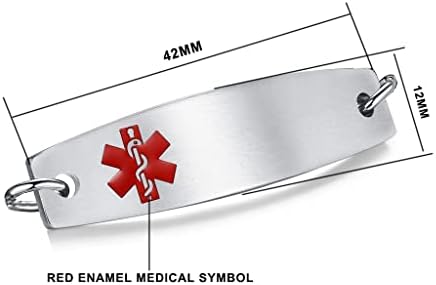 LinnaLove-Stainless Steel Wheat Chain lnterchangeable Medical Alert Bracelets - (Just Chain)