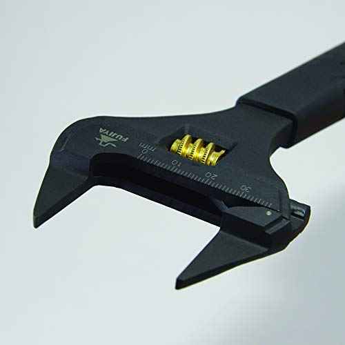 Fujiya Tools Adjustable wrench Thin Tip Type FLT-38-BG