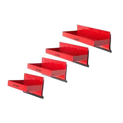 VCT 4pc Magnetic Toolbox Tray Set Tool Box Cabinet Side Shelf Storage Van Workshop