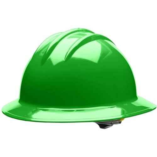 Bullard 3-Rib C33 Full Brim Safety Hard Hat with 6-Point Ratchet Suspension and Cotton Brow Pad