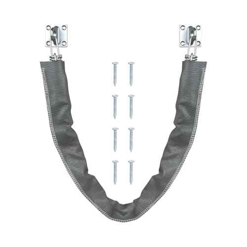 Nuk3y Heavy Duty Storm Crash Chain with Solid Brass Bracket (Stainless Steel, 25-1/2")