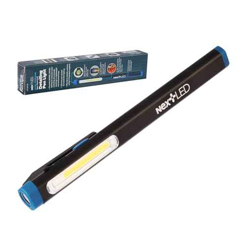 NextLED NT-6615K CRI 95 Auto Detailing Light, Rechargeable Pocket Flashlight, 430 Lumen, 6000K, Magnetic, Spot/Flood/365nm UV Light 3 in 1, for Paint Correction, Swirl Finder, Pro Paint Matching Tool