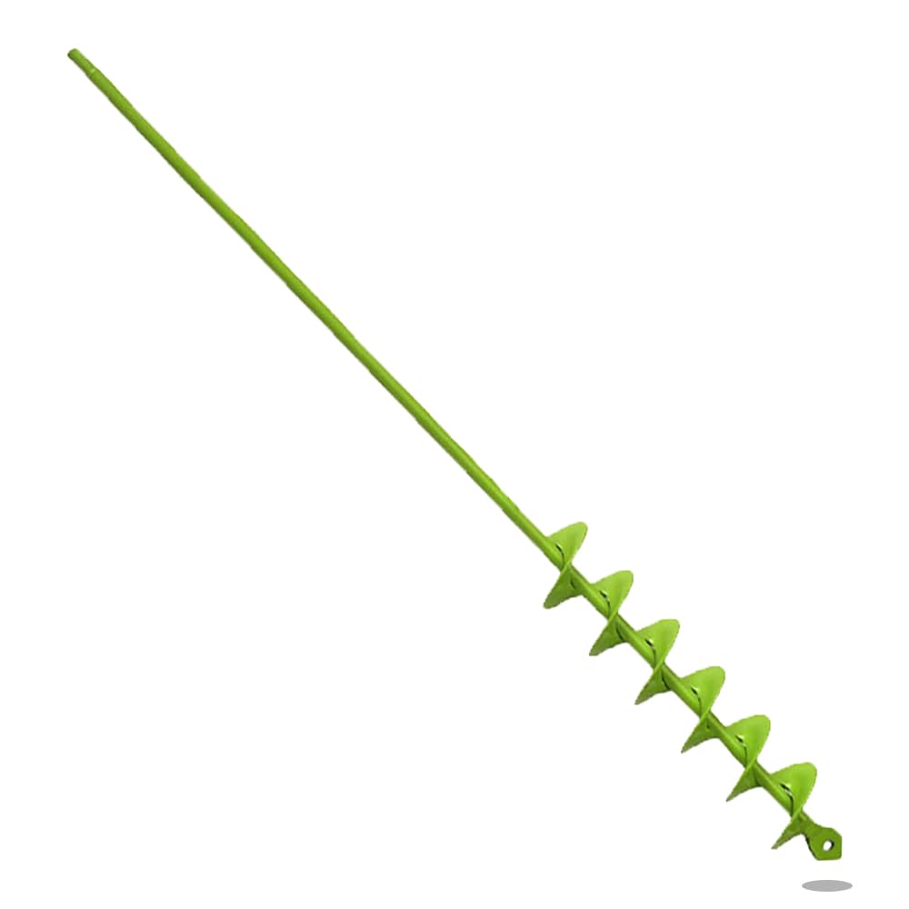 TCBWFY 2x32 Inch Auger Drill Bit for Planting - Long Handle Easy Planter Garden Auger - Bulb & Bedding Plant Augers - Post Hole Digger for 3/8âHex Drive Drill
