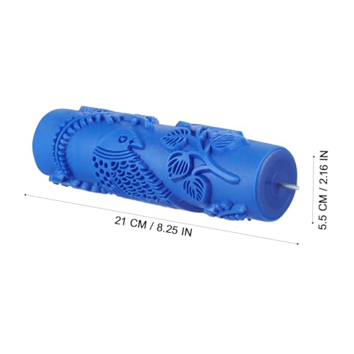 jojofuny Printed Roller 7 Inch Textured Paint Roller for Unique Wall Decoration Durable Rubber Wall Texture Tool for DIY Art Projects and Easy Painting