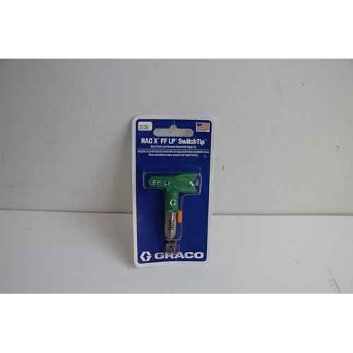 FFLP208 Fine Finish Low Pressure RAC X FF LP SwitchTip Reversible Tip for Airless Paint Spray Guns Replacement for Graco FFLP208