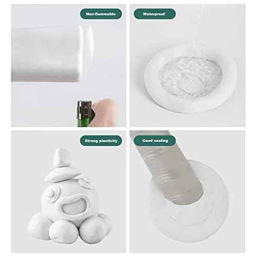 Waterproof Wall Repair Seal Mortar | Sealing Clay for Wall Hole Repair | Repair Air Conditioning Holes Sealing Mud | Holes Filler (230 Grams Equals 8 Standard Packs)