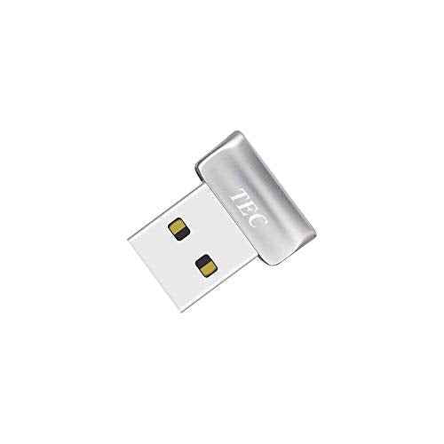 TEC Mini USB Fingerprint Reader for Windows 11/10 Hello, TEC TE-FPA2 Bio-Metric Fingerprint Scanner PC Dongle for Password-Free and File Encryption, 360¡Æ Touch Speedy Matching Security Key
