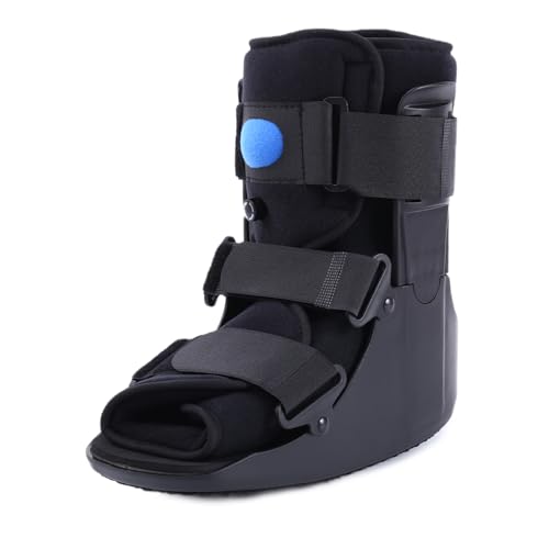 Short Walking Boot Fracture Boot Air Walker Boot for Orthopaedic Boot for Sprained Ankle, Walker Brace for Broken Foot Achilles Tendon Injury (Large)
