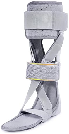 AFO Foot Drop Brace Ankle Foot Orthosis Medical Afo Walking with Shoes for Stroke Hemiplegia (Medium-Right)