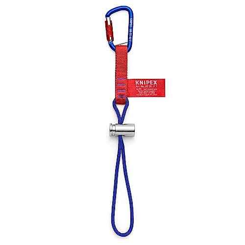 KNIPEX Tools 00 50 13 T BKA Tool Tethering Adaptor Straps with Captive Eye Carabiner up to 13 lbs.