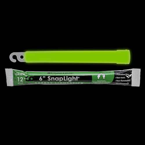 Cyalume Glow Sticks Military Grade Lightstick - Premium Green 6¡± SnapLight Emergency Chemical Light Stick with 12 Hour Duration , 10 Pack