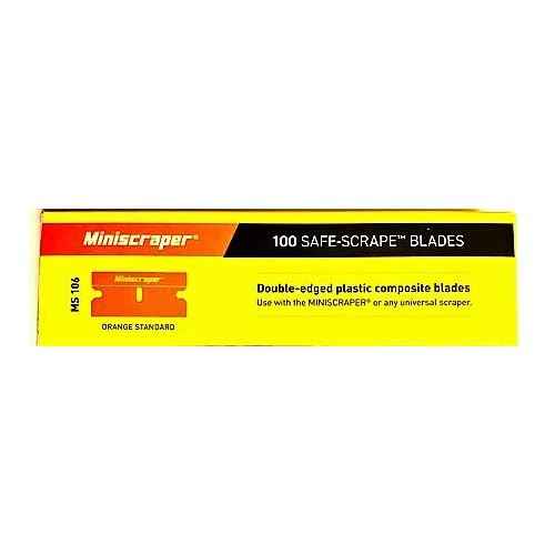 Plastic Razor Scraper Blades Double Edged (1 Pack)