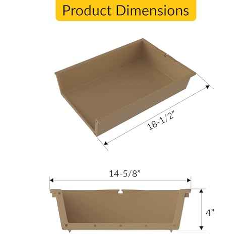 Plastic Drawer - 15"W X 4"H - Tp154