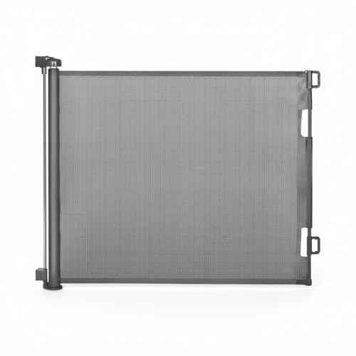 Retractable Baby Gate ? 35" Tall, 55" Wide Mesh Safety Gate for Dogs & Babies, Indoor/Outdoor Use for Stairs, Doorways, Hallways, Deck & Porch ? Easy One-Handed Wall Mount Design