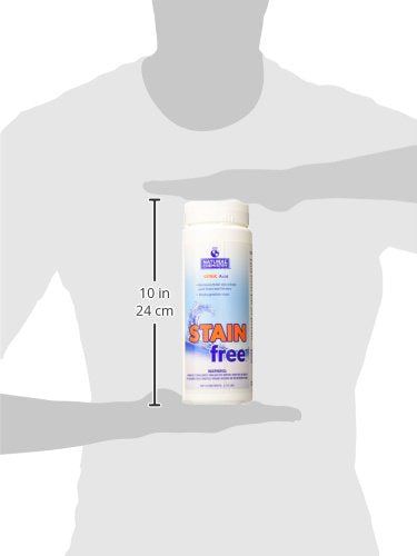 Natural Chemistry Stain Free, 1.75 lb, 100% Citric Acid, Eliminates Metal Stains and Effective on All Pool Surfaces, Works with All Sanitizing Systems