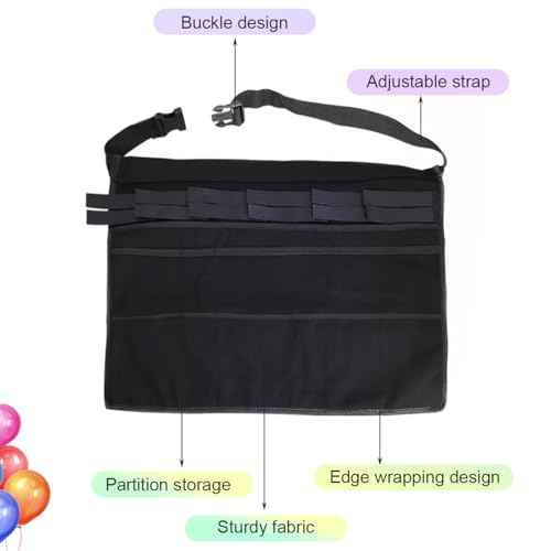 Multi-Pocket Organizer Bag - Portable Workbag for Balloon Entertainer and Clown - Multifunctional Tool Waist Bag for Balloon Twister
