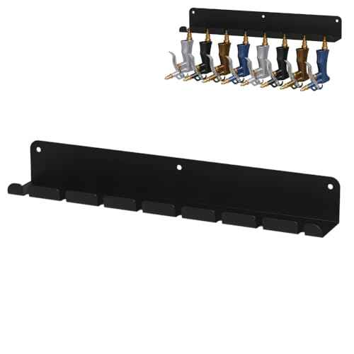 Koova Wall Mount Air Tool Holder - Made in USA - Includes Hardware for Efficient Garage & Tool Storage