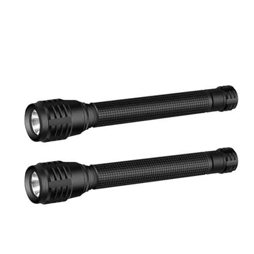 Pocket Flashlight 1200 Lumen Single Mode LED Penlight Torch Pen Flash Light for Tight Space Inspection Repair Work, 2 Pack