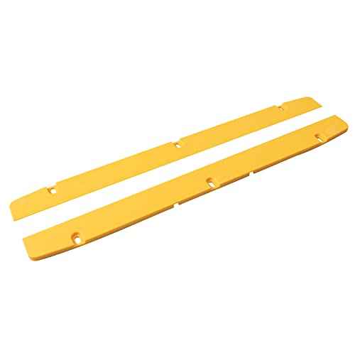 Generic 395672-00 Miter Saw Kerf Plate, 2 PCS, Yellow, 16x1.2x0.3 Inches, Fits DW708 & DW708-B2 Models