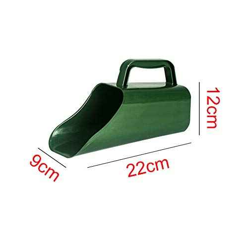 Garden Plastic Shovel, Garden Tool Bucket Shovel, Cultivation Bucket Scoop Sieve Multi Function Spoon Rush Potted Plant Wear Resistant Digging Tool for Flower, Vegetable, Plants Care (a)