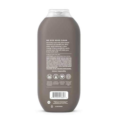 Method Men Body Wash,Cedar + Cypress,Paraben and Phthalate Free,18 fl oz,(Pack of 2)