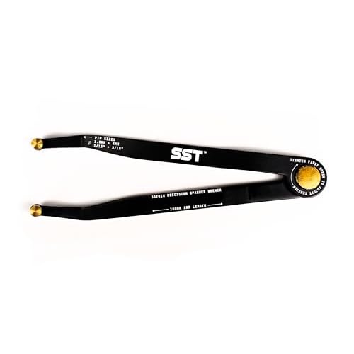 SST¢ç - Precision Spanner Wrench ? For Obscure Hardware & Fasteners ? Includes 12 Metric & Imperial Steel Pin Sizes ? Adjustable Tension ? 160mm Arm ? 180¡Æ Movement ? With Storage Case