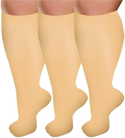 Everstride Compression Socks Women Plus Size, 2025 Compression Socks for Women Wide Calf, Everstride Socks