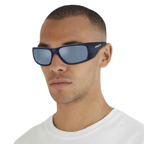 ARNETTE Man Sunglasses Black Matte Top/Shiny Frame, Polar Grey Lenses, 62MM