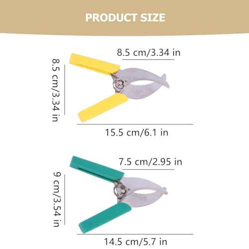 2 PCS Ring Barking Cutter Scissor Professional Grafting Tool Plant Cutters Girdling Shear Garden Tree Ring Cutter for Potted Plant Fruit Tree Orchard
