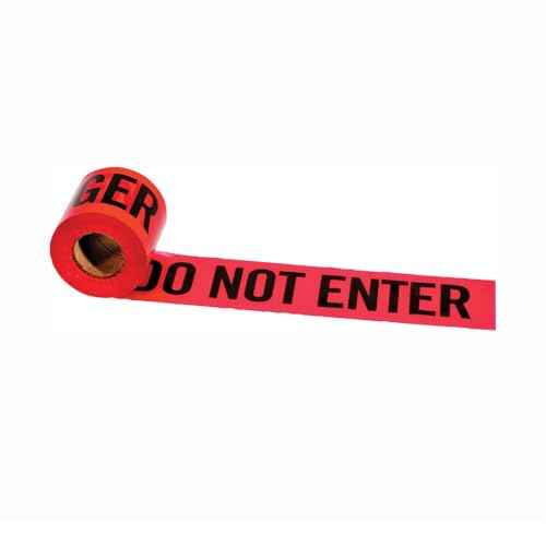 IRWIN Tools STRAIT-LINE 66202 Barrier Tape Roll, DANGER - DO NOT ENTER, 3-inch by 300-foot (66202), Black
