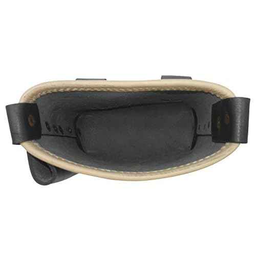 3850-BLK Bolt Bag with Spud Wrench Holder and Snap Holder | Ironworker Bolt Bag, Medium Size | Premium, Ultra Durable Buffalo Leather | Commercial Grade Sliding Tool Belt Accessory