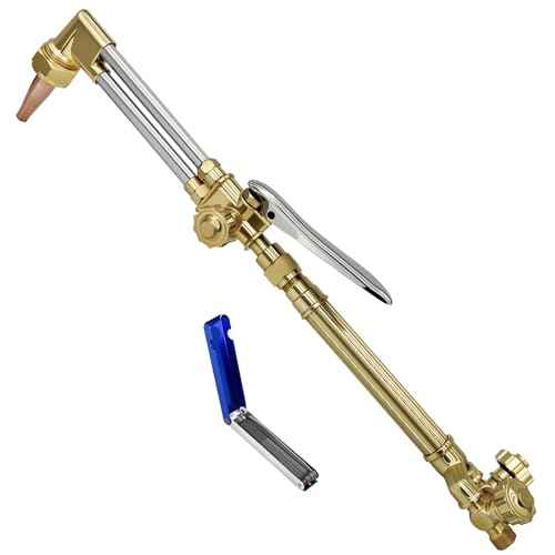 Cutting Attachment Torch - Oxyacetylene with 100FC Torch Handle, 3-101 Cutting Nozzle, Tip Cleaner