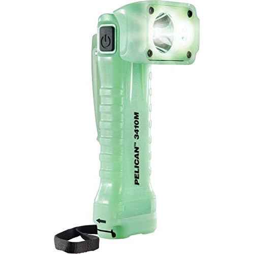 Pelican 3410 Right Angle LED Flashlight with Magnetic Clip (Photo Luminescent Body)