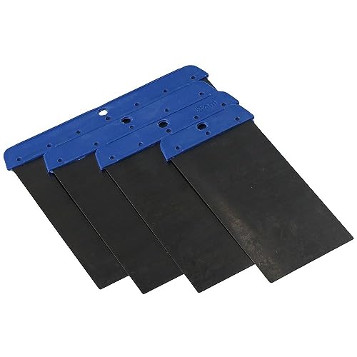 4-Piece Stainless Steel Spackle Putty Multipurpose Use Knives Metal Scraper for Wall Decoration Hand Tools