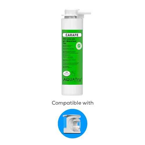 AquaTru VOC Replacement Filter with pH+ Mineral Boost for AquaTru Carafe