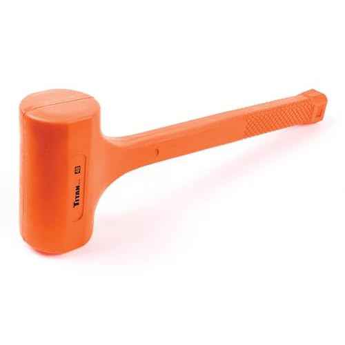 Titan 63142 2-Piece Dead Blow Hammer Set, Includes 2lb & 3lb with Non-slip Diamond Textured Handles, Spark & Rebound Resistant