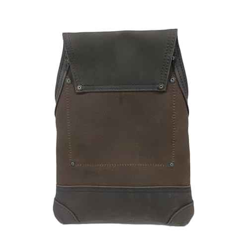 10 Pockets Premium Nubuck Top-Grain Leather Tool Pouch
