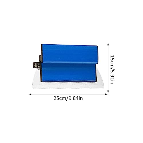 Drywall Skimming Blade, Stainless Steel Blade, Durable High Grade Skimming Drywall Smoothing Spatula Plastering Painting Finishing Trowel Wall Plastering Tools for Wall-Board(Blue,SIZE:25cm)