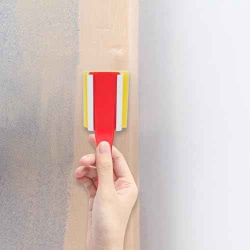 3 in 1 Corner Paint Repair Tool (with Gloves) 2 Pieces Corner Paint Tools (with 4 Replacement Pads) 1 Double Layer Gloves for Unsightly Corners, Dark Corner Repair Tools