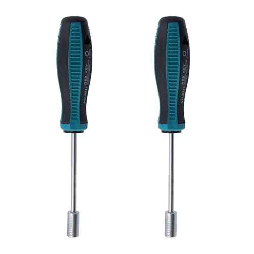5.5mm Hex Nut Screwdriver Socket Driver Hex Nut Key Wrench Screwdriver - Pack of 2
