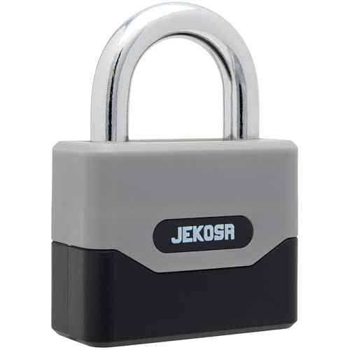 Jekosa¢ç PDP68 Heavy Duty Combination Lock ? 11mm Cut Resistant Shackle, Weatherproof Polyamide Shell|Combo Padlock for School & Gym Locker, Shutters, Gate