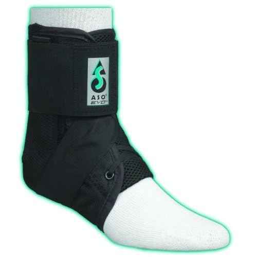 ASO EVO Ankle Stabilizer Support Black Large