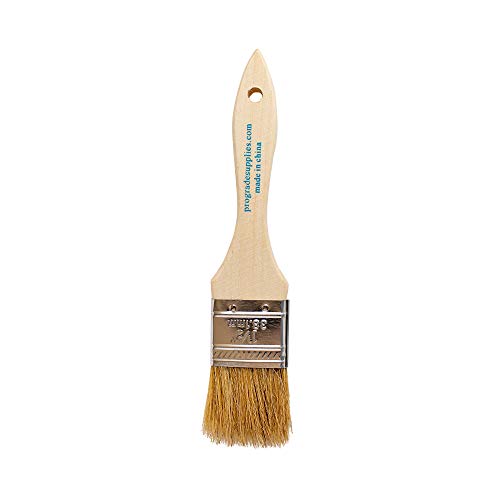 Vermeer Chip Paint Brushes - 12-Pack - 1.5" Chip Brushes for Paints, Stains, Varnishes, Glues, & Gesso - Home Improvement - Interior & Exterior Use