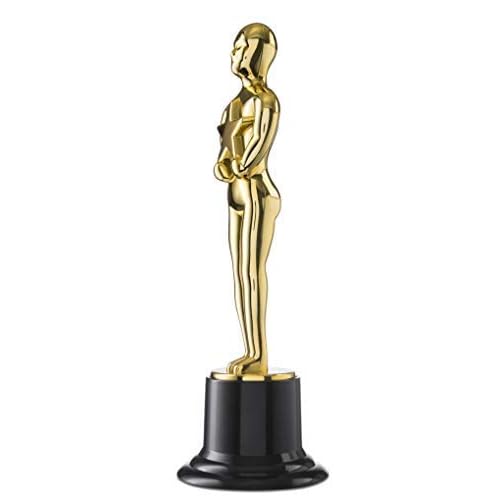 PREXTEX Golden Statues Trophy Award - Awards and Trophies for Party Celebrations, Award Ceremonies, and Appreciation Gifts - Ideal for Competitions, Rewards, and Party Favors for Kids & Adults