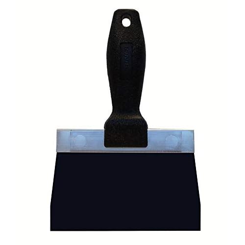 Warner 6" Blue Steel Drywall Taping Knife with Plastic Handle, 746