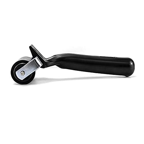 QWORK Rubber Roller, 2-3/8 Inch Tape Roller for Print, Tape, Wallpapers, Scrapbooks