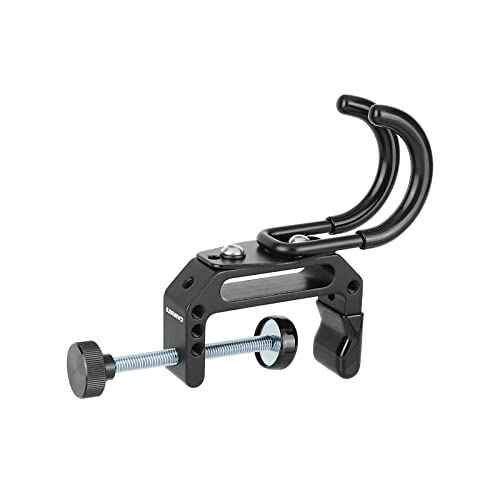 CAMVATE Heavy Duty Wall Hanging Hook for Tool Storage + Extended Super C Clamp with 1/4" & 3/8" Mounting Points - 3091